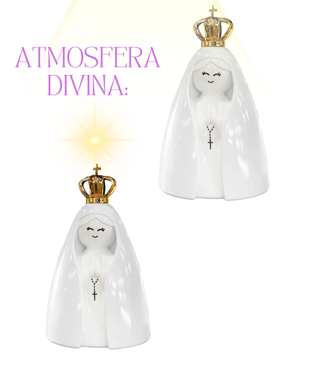 Luminária Religiosa Nossa Senhora Aparecida Led 3d